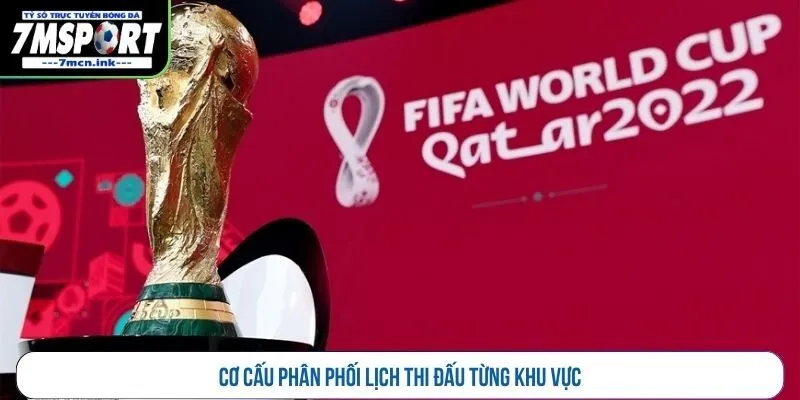 Cơ cấu phân phối lịch thi đấu từng khu vực
