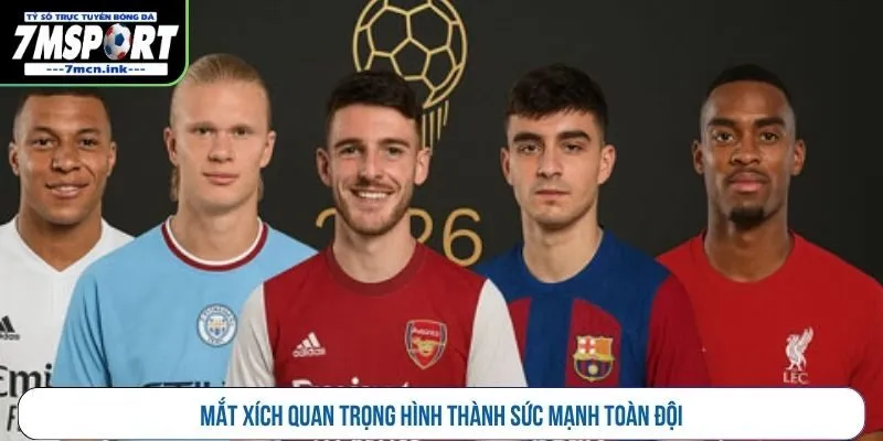 Mắt xích quan trọng hình thành sức mạnh toàn đội 